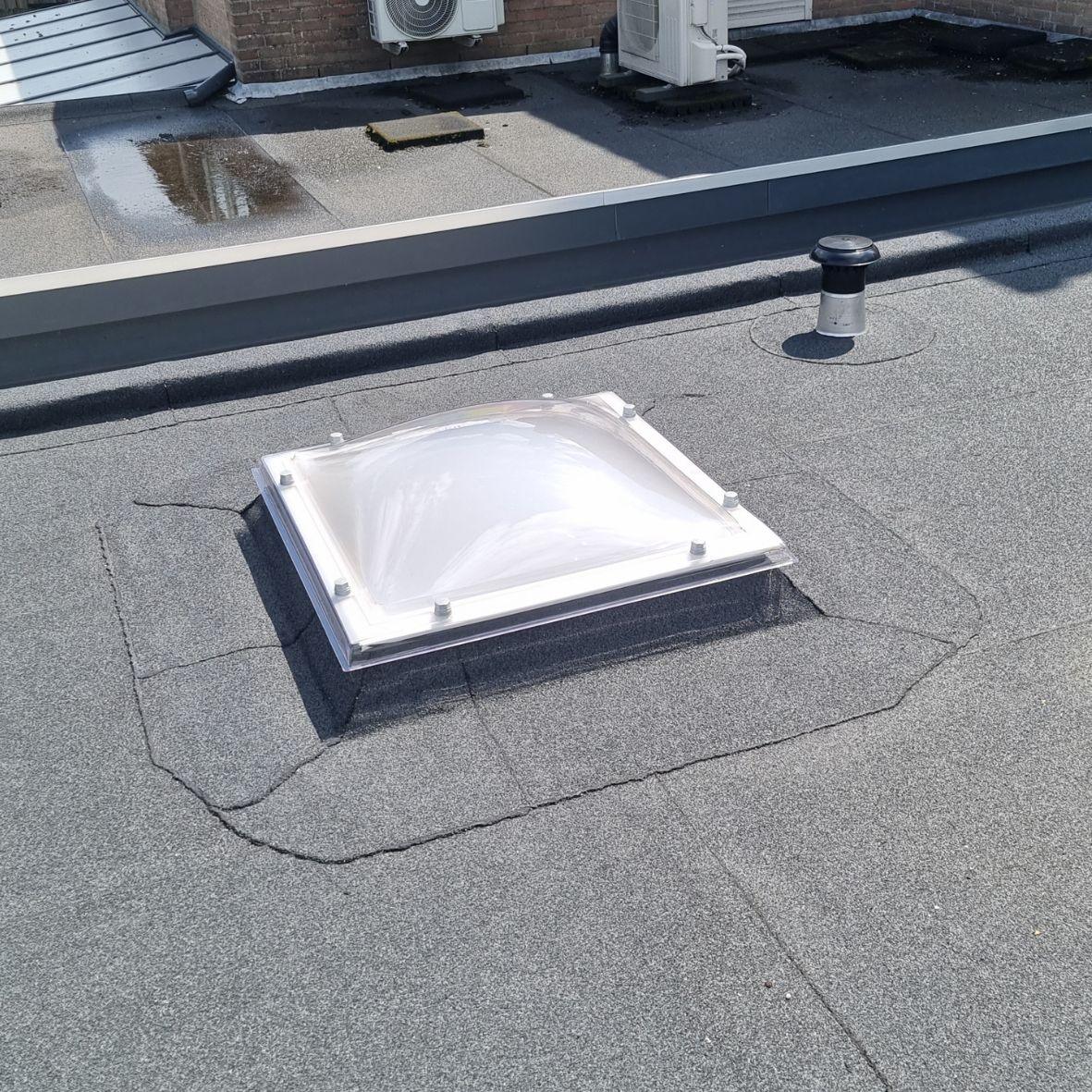 Lichtkoepel – Polycarbonaat – Bolvormig – 40 x 40 – 4-wandig – Opaal (extra)