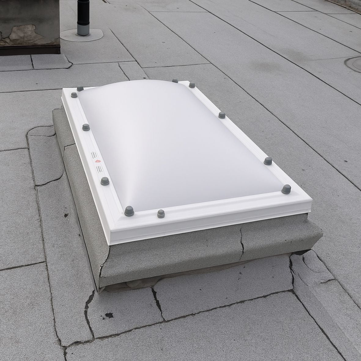 Lichtkoepel – Polycarbonaat – Bolvormig – 100 x 130 – 3-wandig – opaal