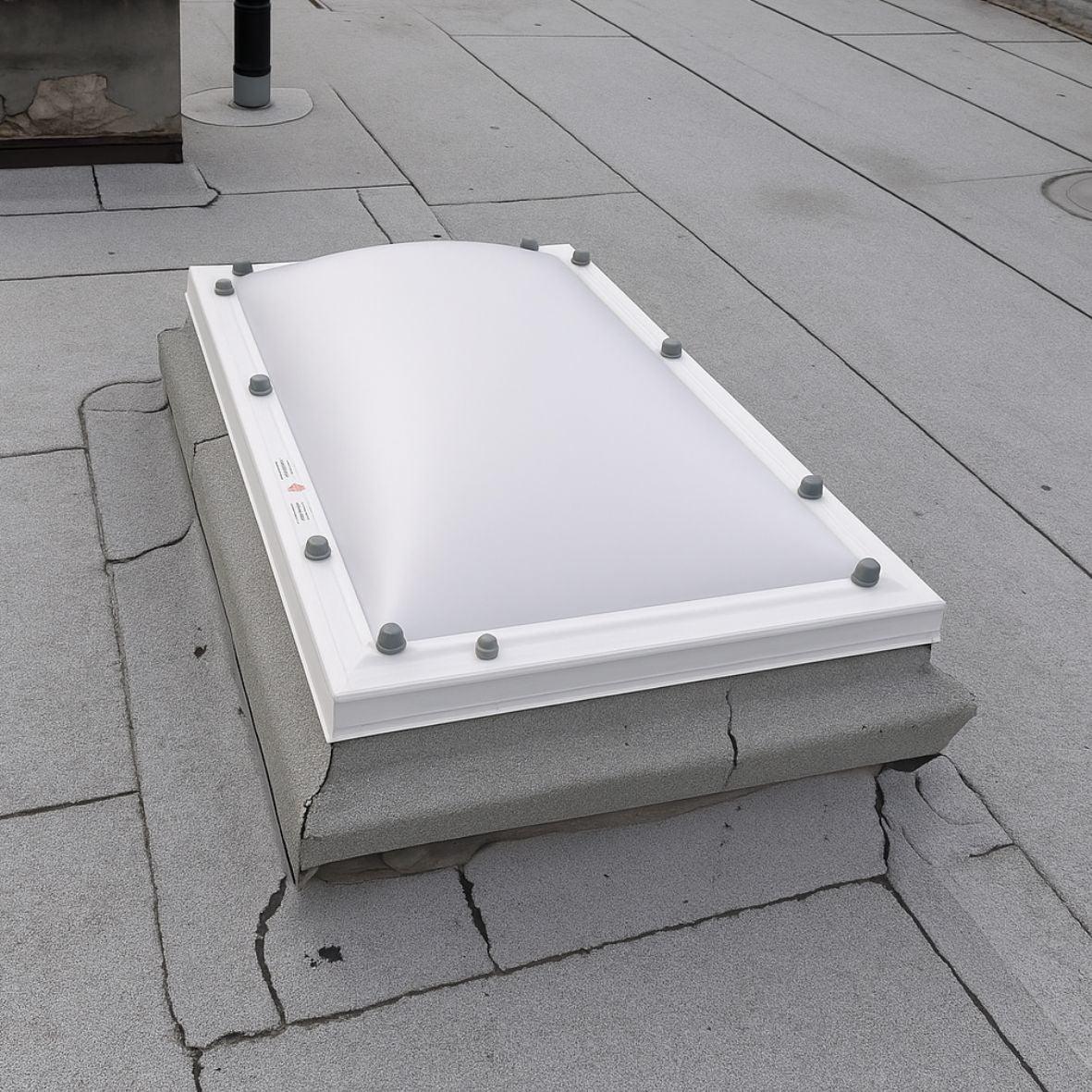 Lichtkoepel – Polycarbonaat – Bolvormig – 40 x 70 – 4-wandig – opaal
