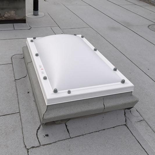 Lichtkoepel – Polycarbonaat – Bolvormig – 60 x 130 – 1-wandig – opaal