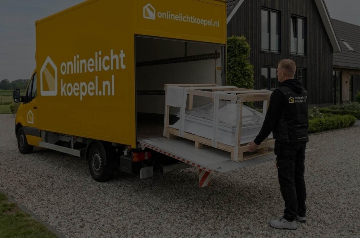 Lichtkoepel snel geleverd, direct op locatie