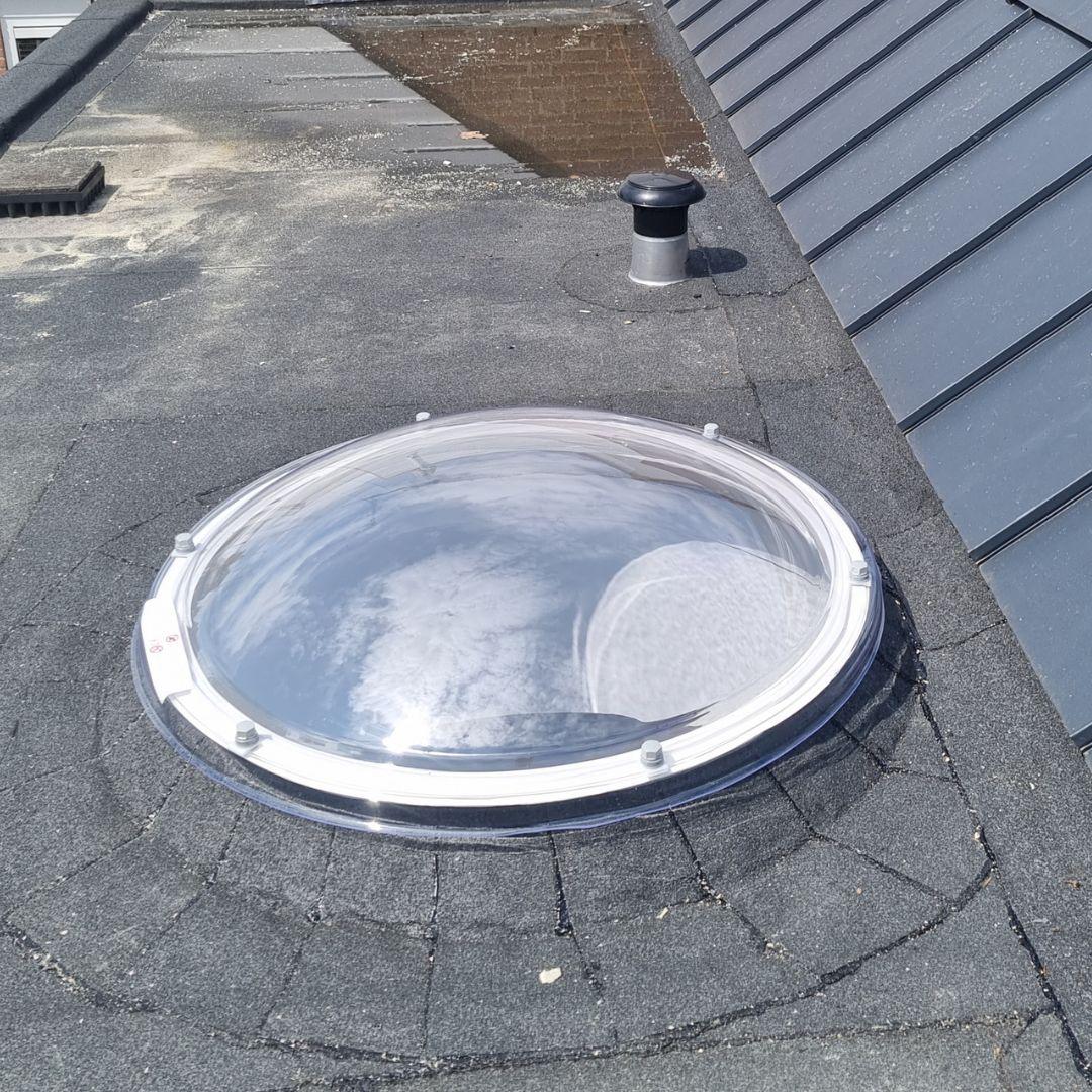 Ronde Lichtkoepel Polycarbonaat Driewandig Helder 3