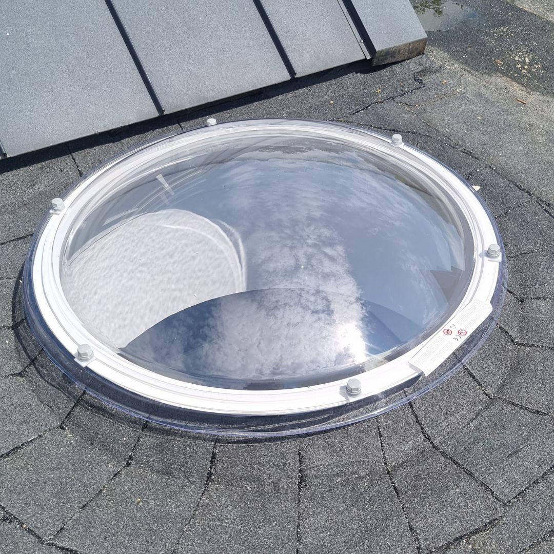 Ronde Lichtkoepel Polycarbonaat Driewandig Helder