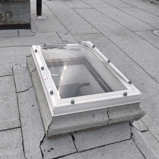 Lichtkoepel – Polycarbonaat – Bolvormig – 40 x 190 – 4-wandig – helder