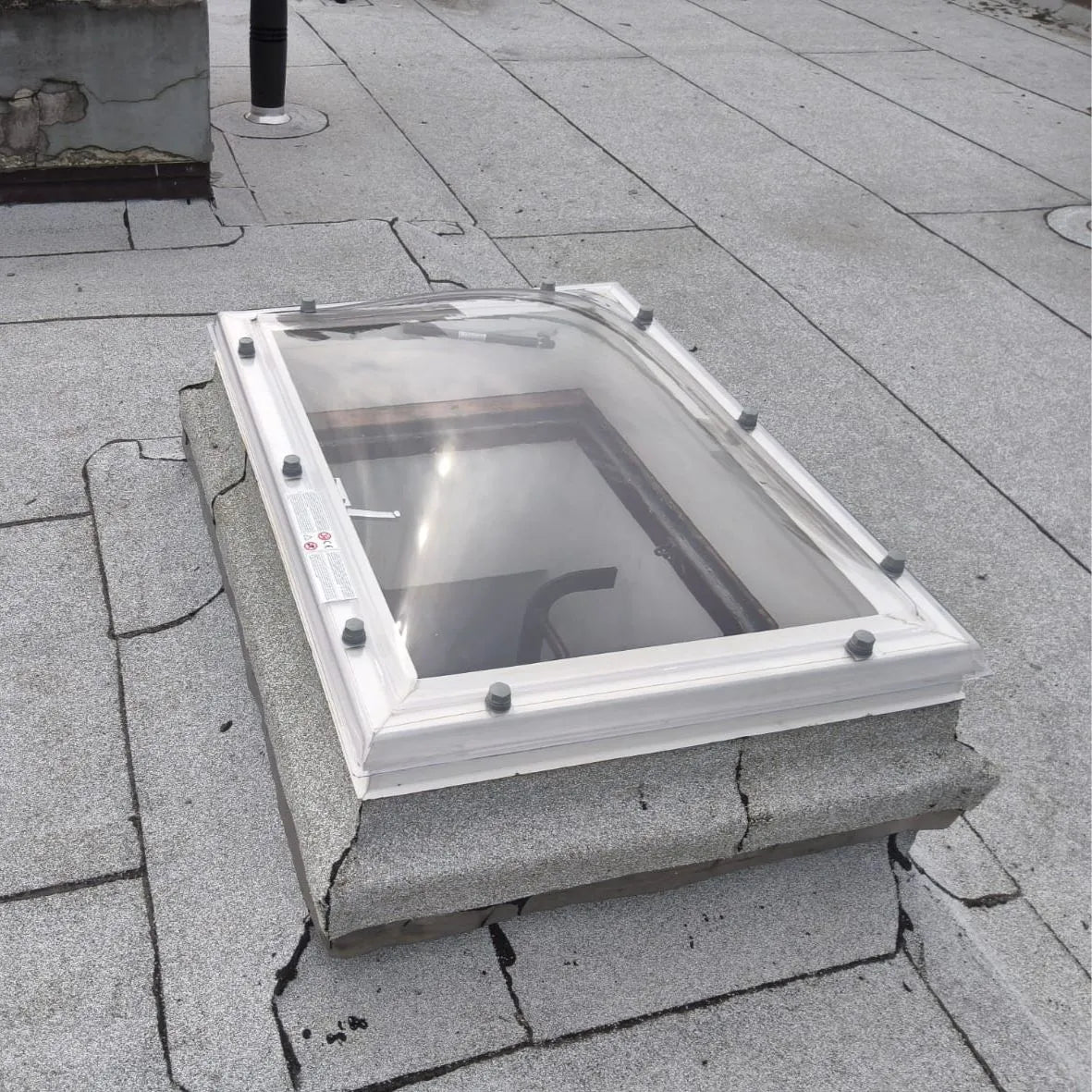 Lichtkoepel bolvormig 100 × 200 cm | polycarbonaat vierwandig