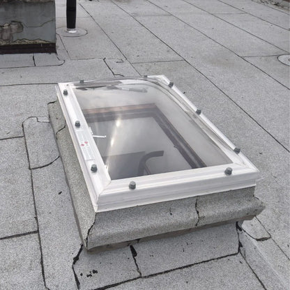 Lichtkoepel bolvormig 100 × 200 cm | acrylaat vierwandig