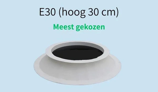 Opstand POLYESTER E30 Ø 250 cm – hoogte 30 cm