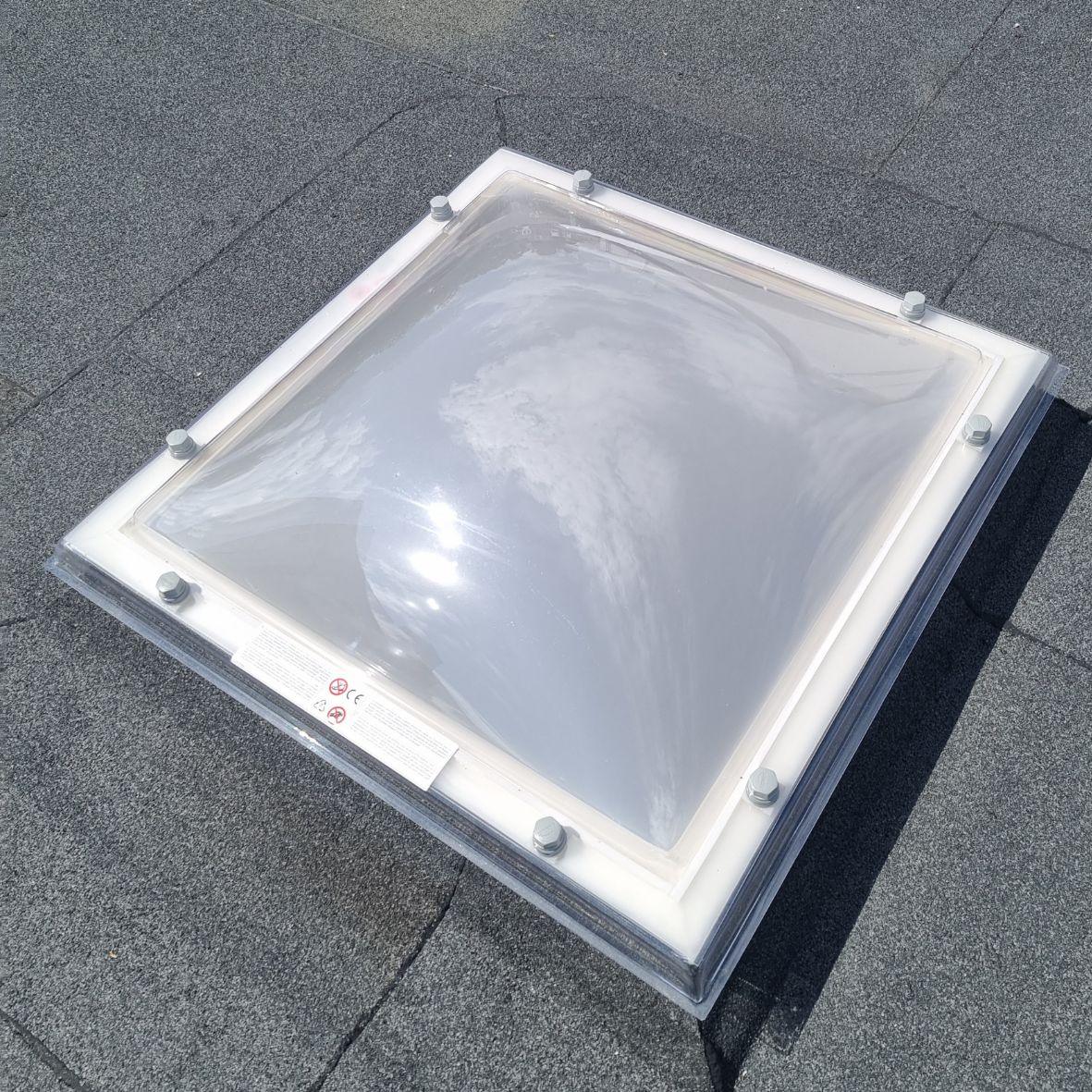 Lichtkoepel – Polycarbonaat – Bolvormig – 50 x 50 – 2-wandig – Opaal (hoofdfoto)