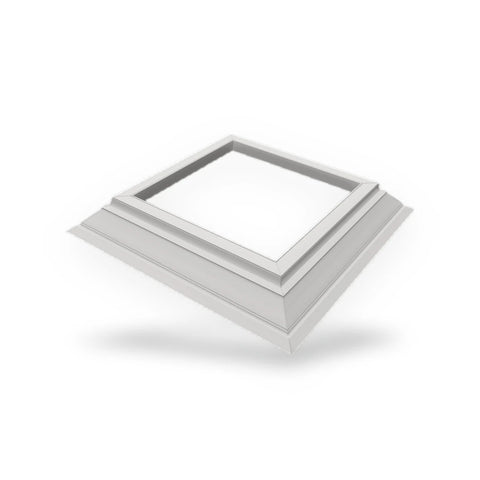 Geïsoleerde PVC-opstand met brede flens