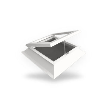 Handbediend ventilatieraam voor een lichtkoepel