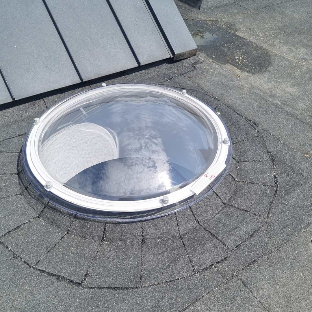 Ronde Lichtkoepel Acrylaat Driewandig Helder